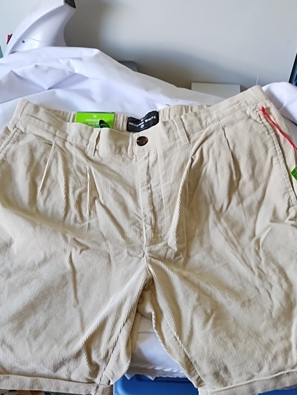 Khaki Corduroy Shorts